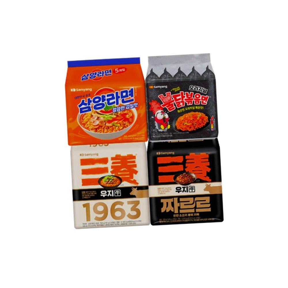 삼불우짜 삼양+불닭+우지1963+짜르르
