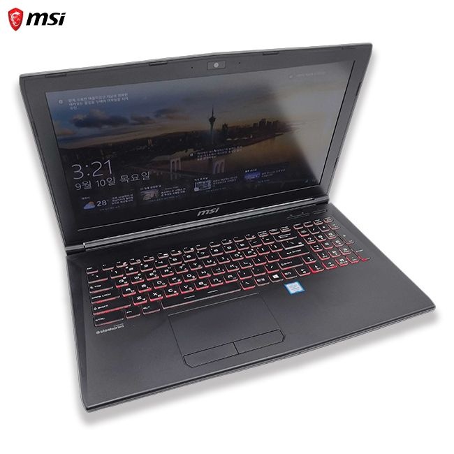 MSI [리퍼 중고] MSI i7 HQ RAM 16GB GTX 1060 1.2TB 15.6인치 게이밍 노트북