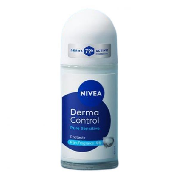 무향 체취케어 니베아 데오드란트 롤온 더마 컨트롤 퓨어 센서티브 50ml