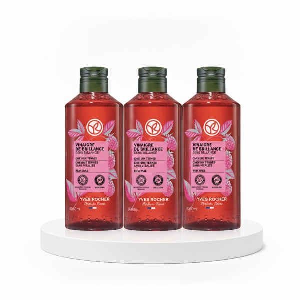 이브로쉐 라즈베리 샤인 헤어식초 400ml 트리플 기획