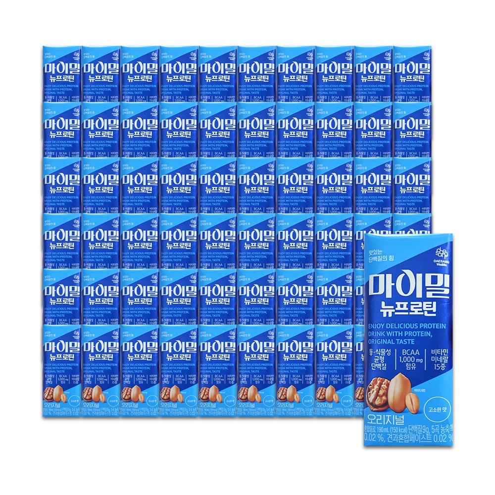 마이밀？뉴프로틴？오리지널？190ml x 60팩