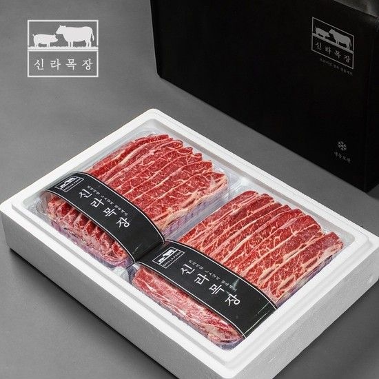 [G] 신라목장 프리미엄LA갈비4kg(2kg+2kg)선물세트