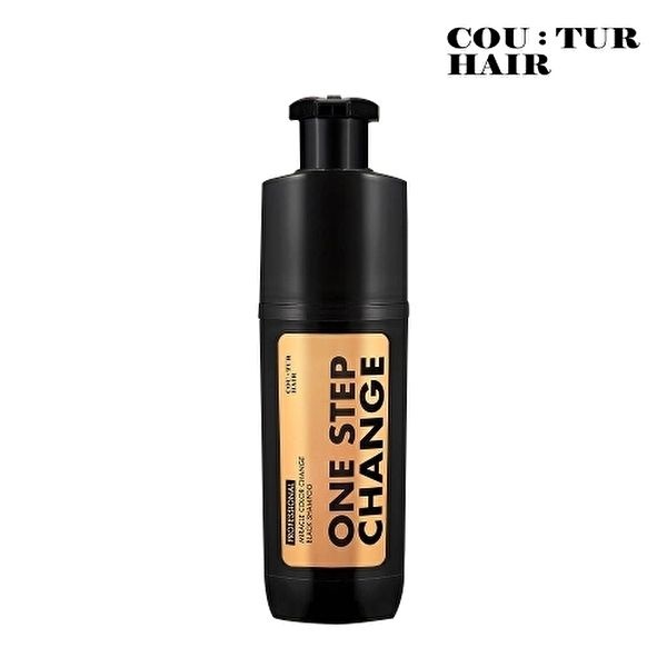 [꾸띄르 헤어]꾸띄르헤어 프로페셔널 미라클 컬러체인지 블랙샴푸 180ml 시즌3 멋내기갈색