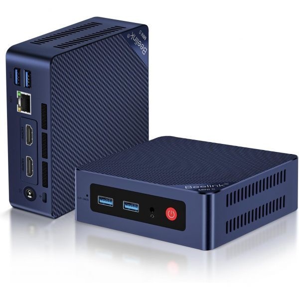 Beelink [해외] Beelink 비링크 Mini S12 PRO 미니 PC 12세대 Intel N100 최대 3.4GHz 4코어 4스레드 16GB DDR4 512GB M.2 SSD 4K 마이크로 듀얼 디스플
