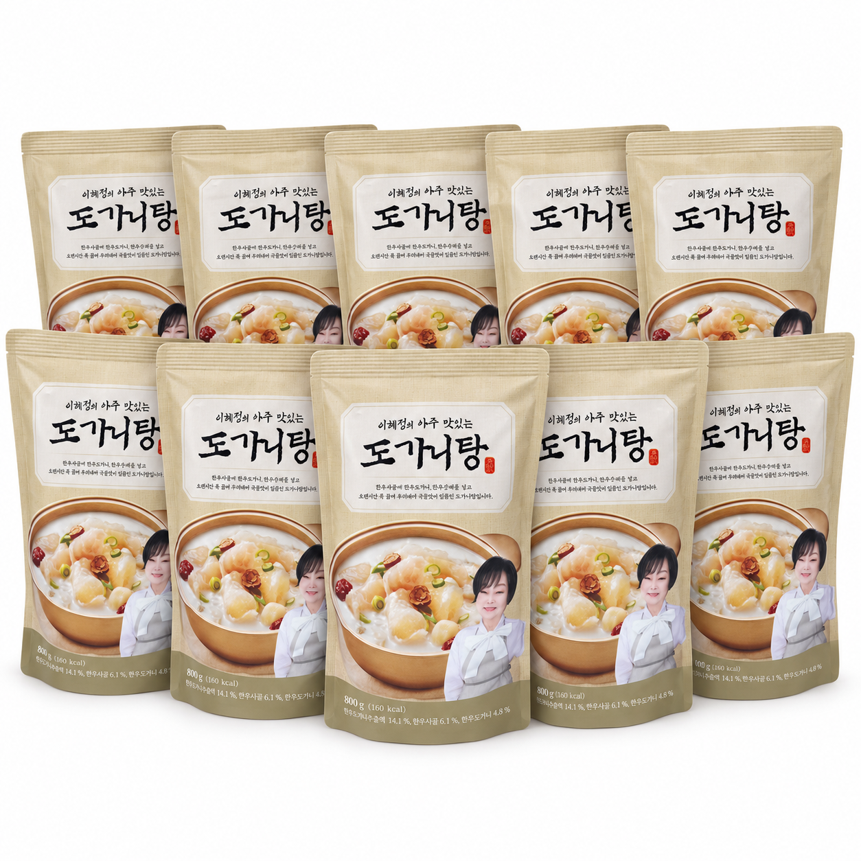 키친스토리 이혜정의 아주 맛있는 도가니탕 800g 10팩