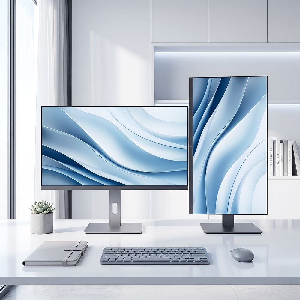 주연테크 AI 멀티스탠드 모니터 QHD LG IPS 무결점 27인치 1P