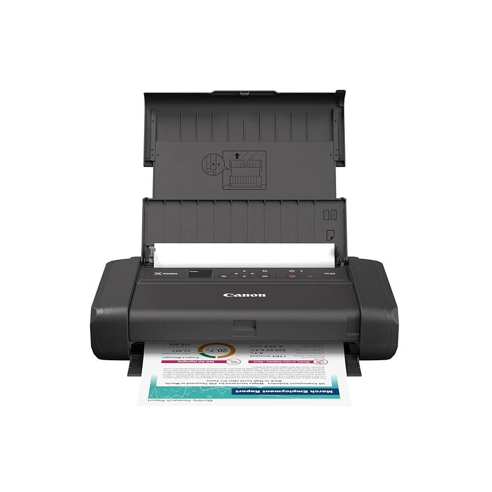 [해외] Canon PIXMA TR160 무선 휴대용 프린터 50매 용지 트레이 1.45인치 디스플레이 [호환]