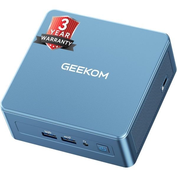GEEKOM [해외] GEEKOM 미니 PC 비즈니스 비용 절감 스타 IT12 3년 보증 12세대 인텔 i5 12450H 컴퓨터 16GB RAM 512GB SSD LPDDR 아님 Windows 11 Pro