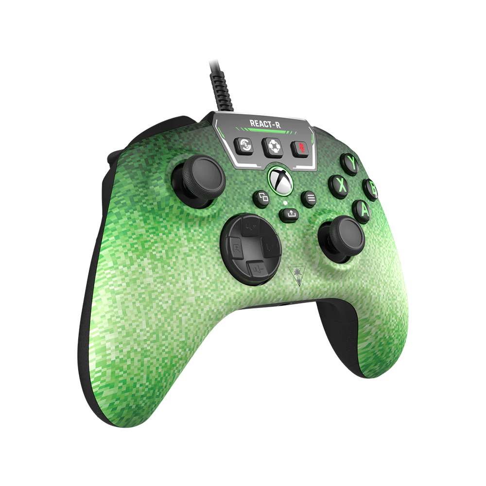 터틀비치 (정품) 터틀비치 리액트알 유선 컨트롤러 BO & PC 스팀 피파4 게임패드 픽셀