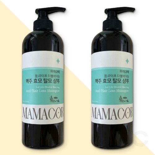 마마꼬레 맥주 효모 탈모 샴푸 카페인 탈모 완화 기능성 750g 2개