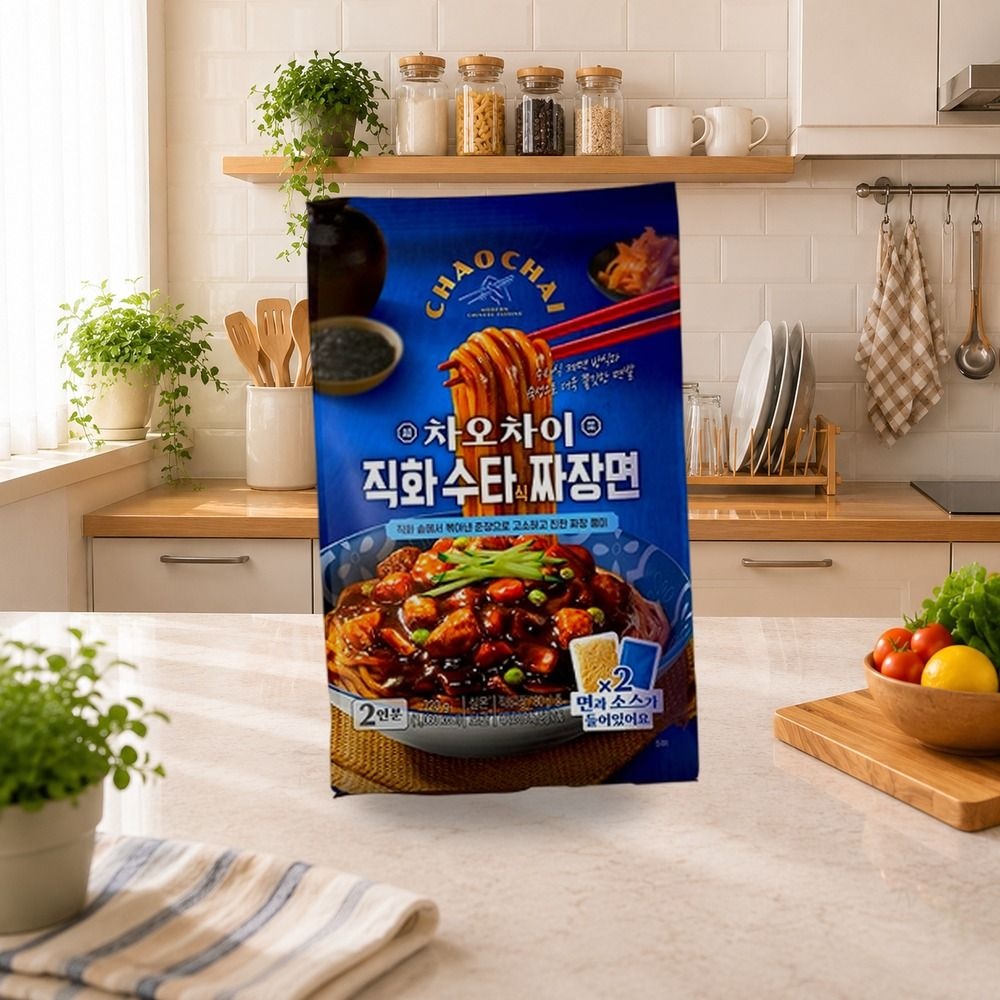 차오차이 직화 수타식 짜장면 720g 2인분 2개