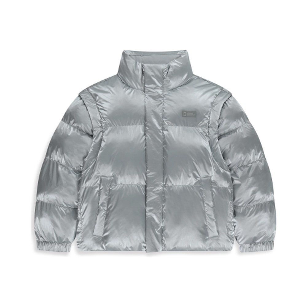내셔널지오그래픽 키즈 NATIONALGEOGRAPHIC KIDS K254UPD920 글로시 2WAY 패딩 점퍼 SILVER 5008477120