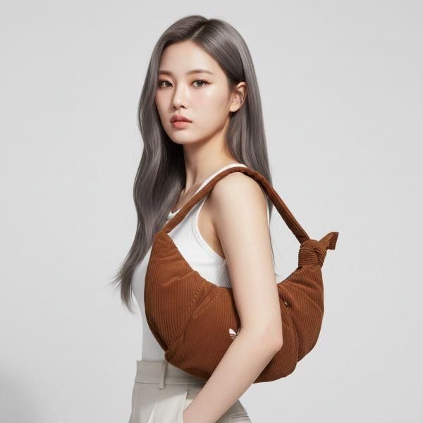 아디다스 아디다스 코듀로이 버전 라지 사이즈 오리지널스 클라우드 숄더 백 PREBRN KT0860