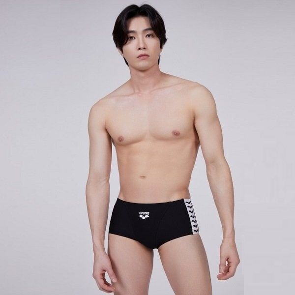 아레나 선수 남성 실내수영복 팀 숏사각 A4SM1CQ08BLK WQZ481