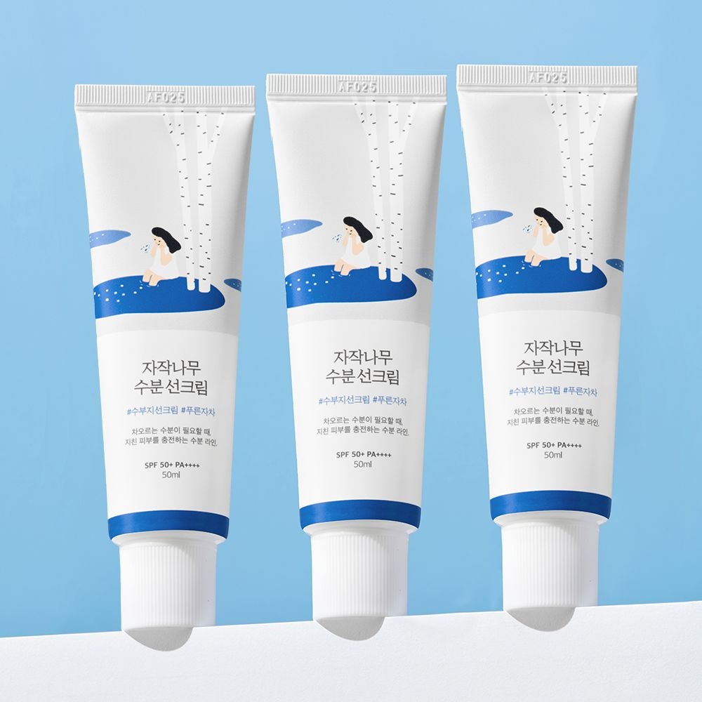 라운드랩 3개 SET 자작나무 수분 선크림50ml SPF 50+ PA++++
