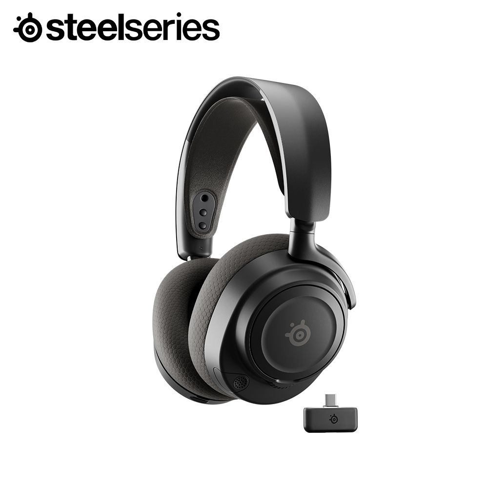 [추석혜택가 22만] 스틸시리즈 Arctis Nova 7 Gen2 듀얼 무선 게이밍 헤드셋 블랙
