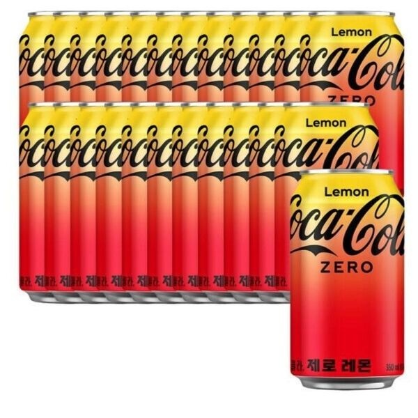코카콜라 제로 레몬 350ml 24캔