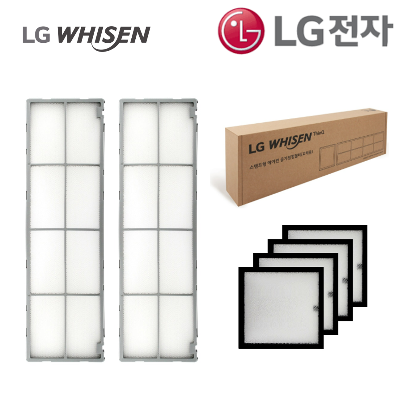 LG정품 FQ18PADRQ1 FQ18PADRQ2 듀얼스마트 에어컨 필터세트387855