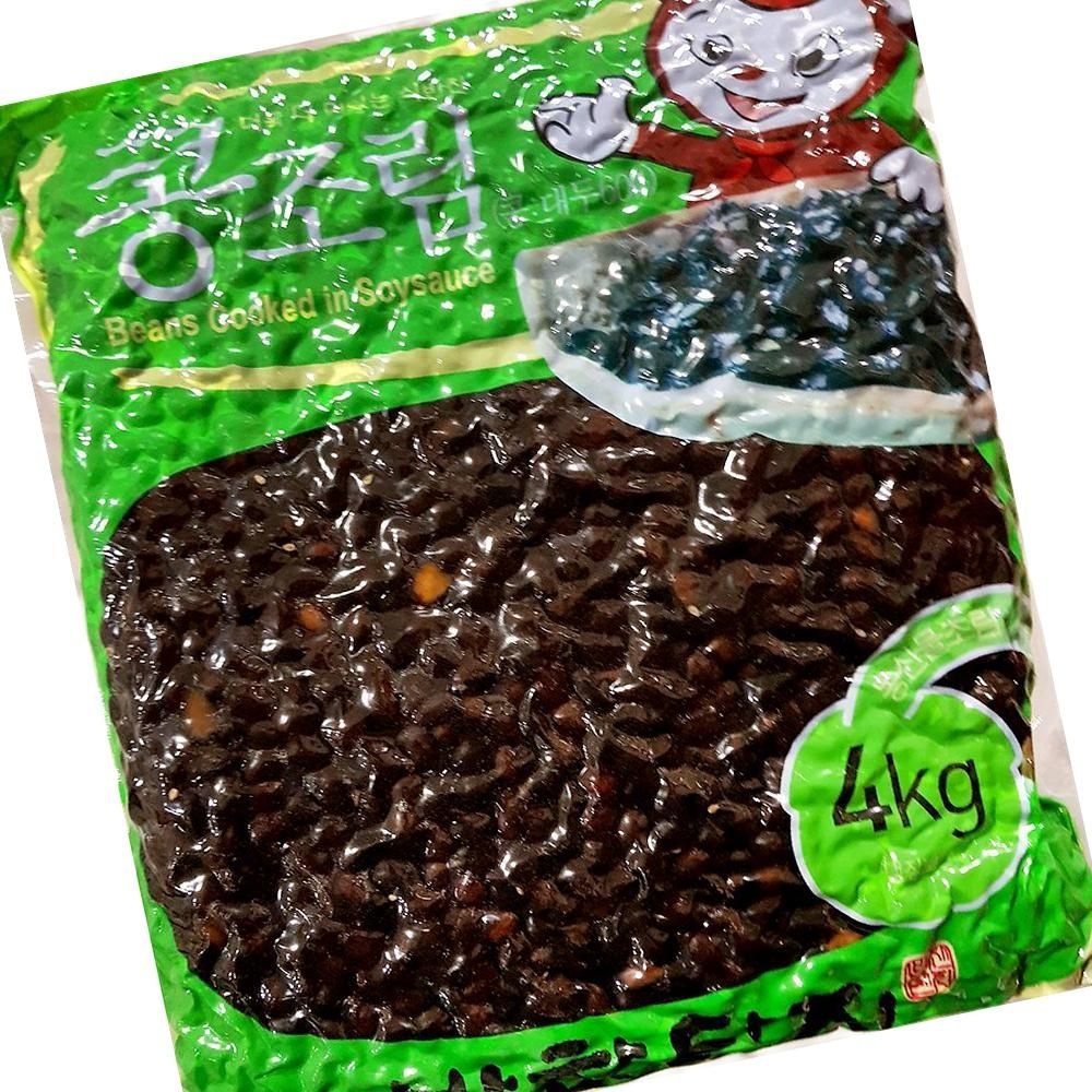 반찬단지 콩조림 4kg 4개 밥반찬