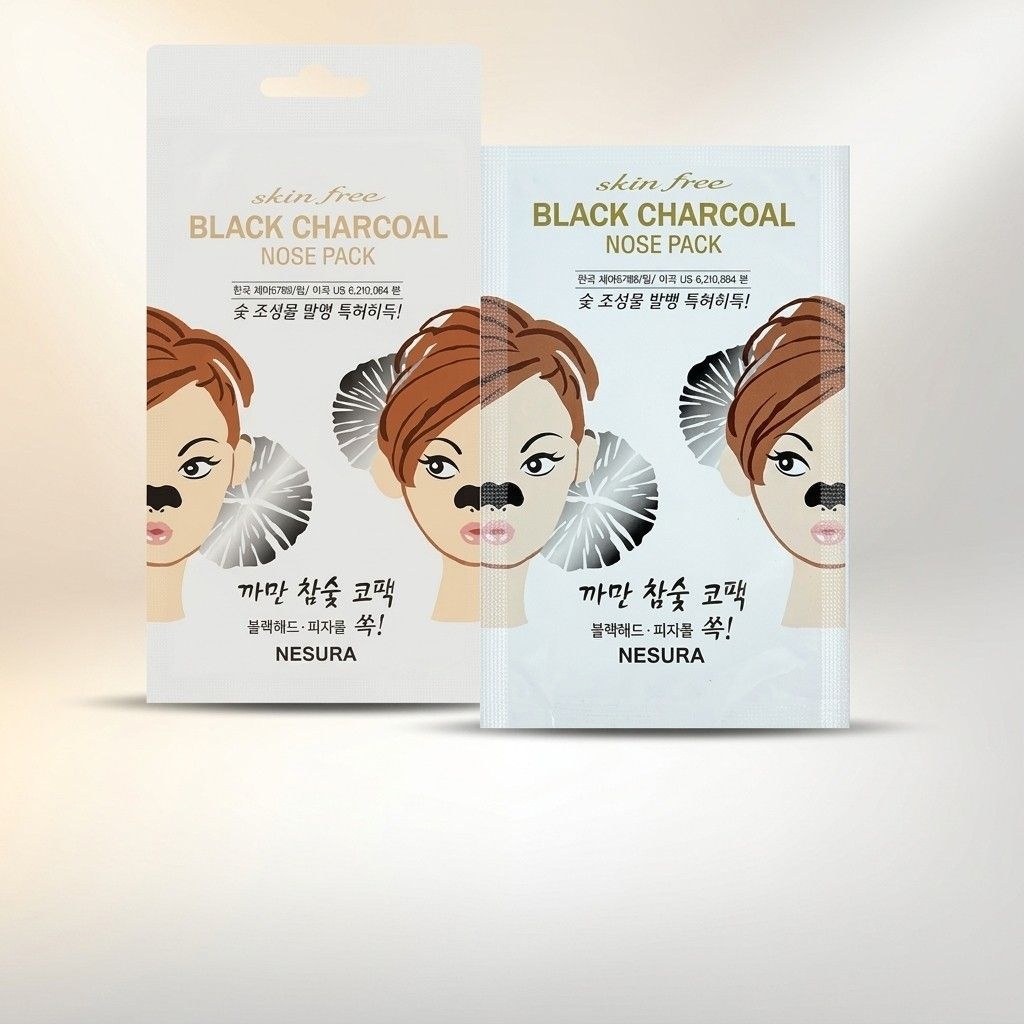 네슈라 까만 참숯 코팩 40매