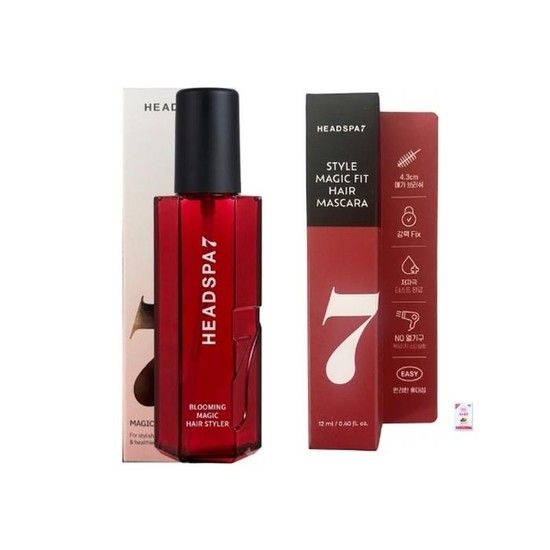 [헤드스파7] 블루밍매직 헤어 볼륨 스타일러 60ml + 스타일 매직 핏 헤어 마스카라 12ml + 폼클렌징(3ml) (51761753)
