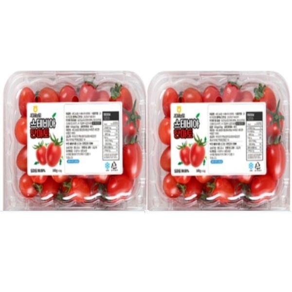 스테비아 대추방울토마토 단마토 레드 1kg (500g x 2팩)