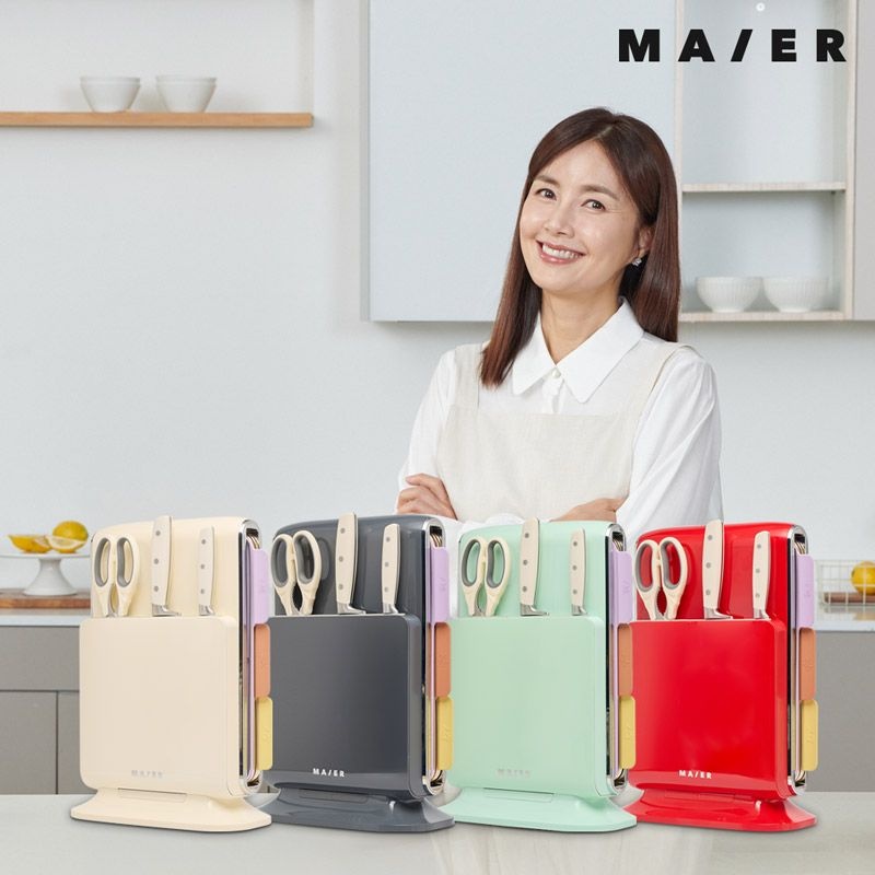 [오늘출발] MAIER [마이어] 듀얼 UV 열풍건조 도마살균기 (+TPU도마 3종) / MAIER CK3009 신애라 칼 도마 식기 소독기