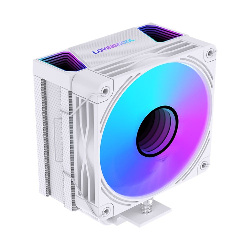 러빙쿨 R600 ARGB 화이트 컴퓨터 인텔 AMD CPU 공랭 쿨러