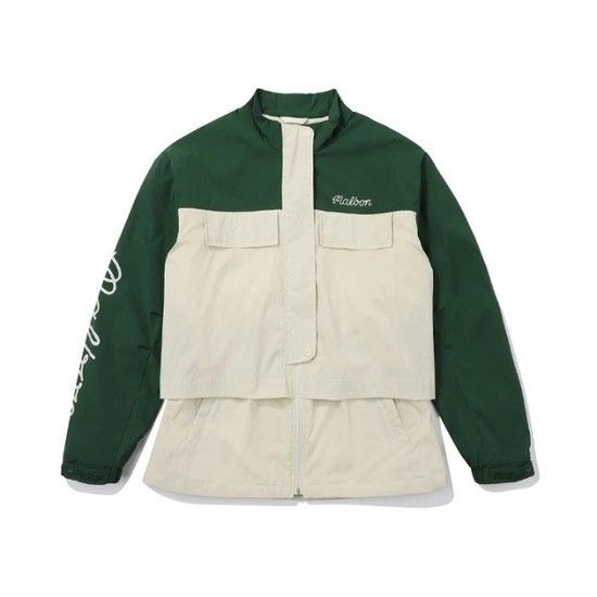 자켓 LQS M4322PJK14GRN 유틸리티 포켓 봄버 자켓 GREEN (WOMAN)