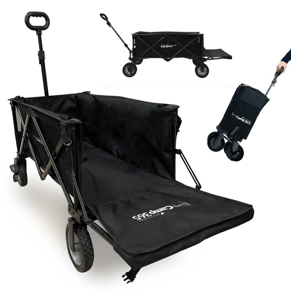 캠프365 파파웨건 스포츠 접이식캠핑웨건 뒷문개방 왜건 손수레 내하중 120kg TR-21813L