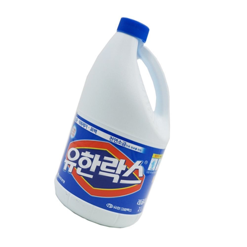 뮤디자인 유한락스 레귤러 2L 주방락스 흰옷얼룩제거락스