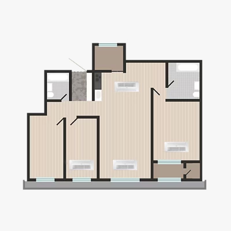 삼성전자 삼성 가정용 무풍 시스템에어컨 AJ40CSS4P42SSY 기본설치포함 전국배송