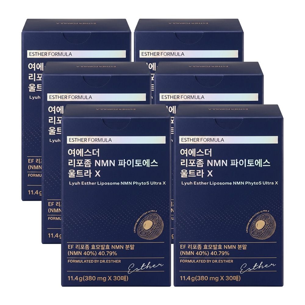 여에스더 리포좀 NMN 파이토에스 울트라 X 380mgX30매X6개