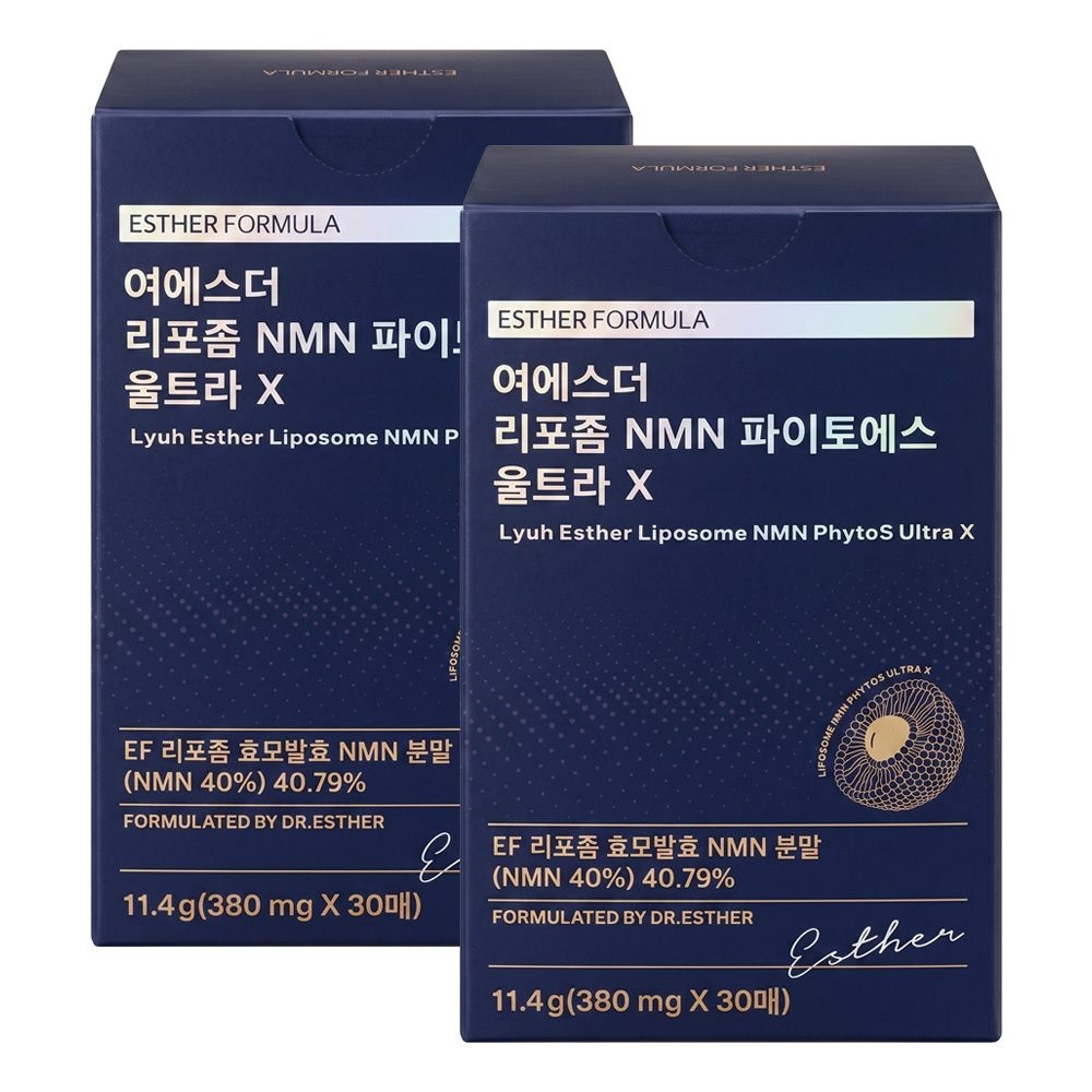 여에스더 리포좀 NMN 파이토에스 울트라 X 380mgX30매X2개