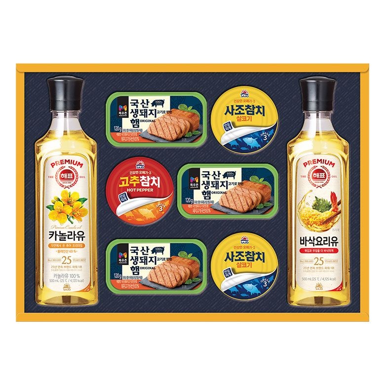 [롯데백화점] LG생활건강 [목우촌] 프리미엄 햄복합 S3호 식품 세트