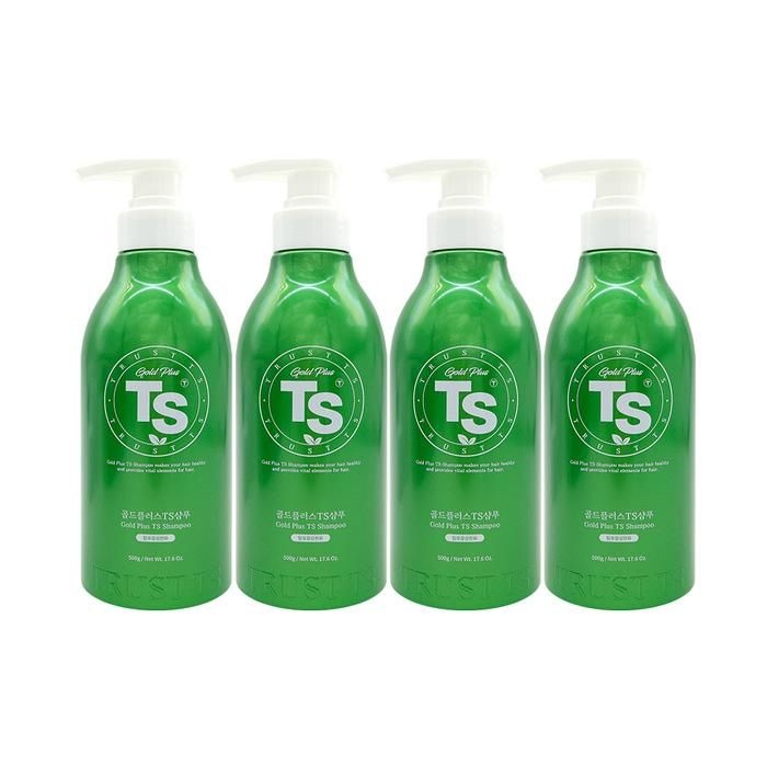 TS 골드플러스 티에스 샴푸 500ml x 4통