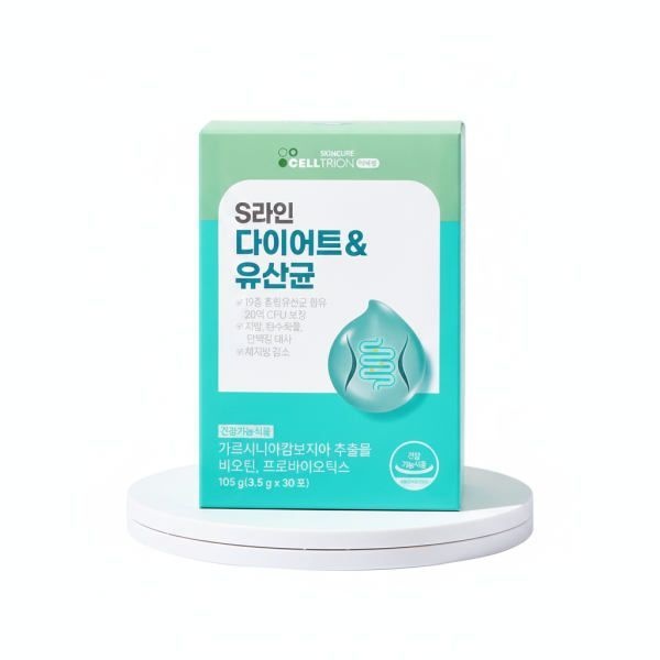 셀트리온 이너랩 S라인 다이어트&유산균 30포 (1개월분)