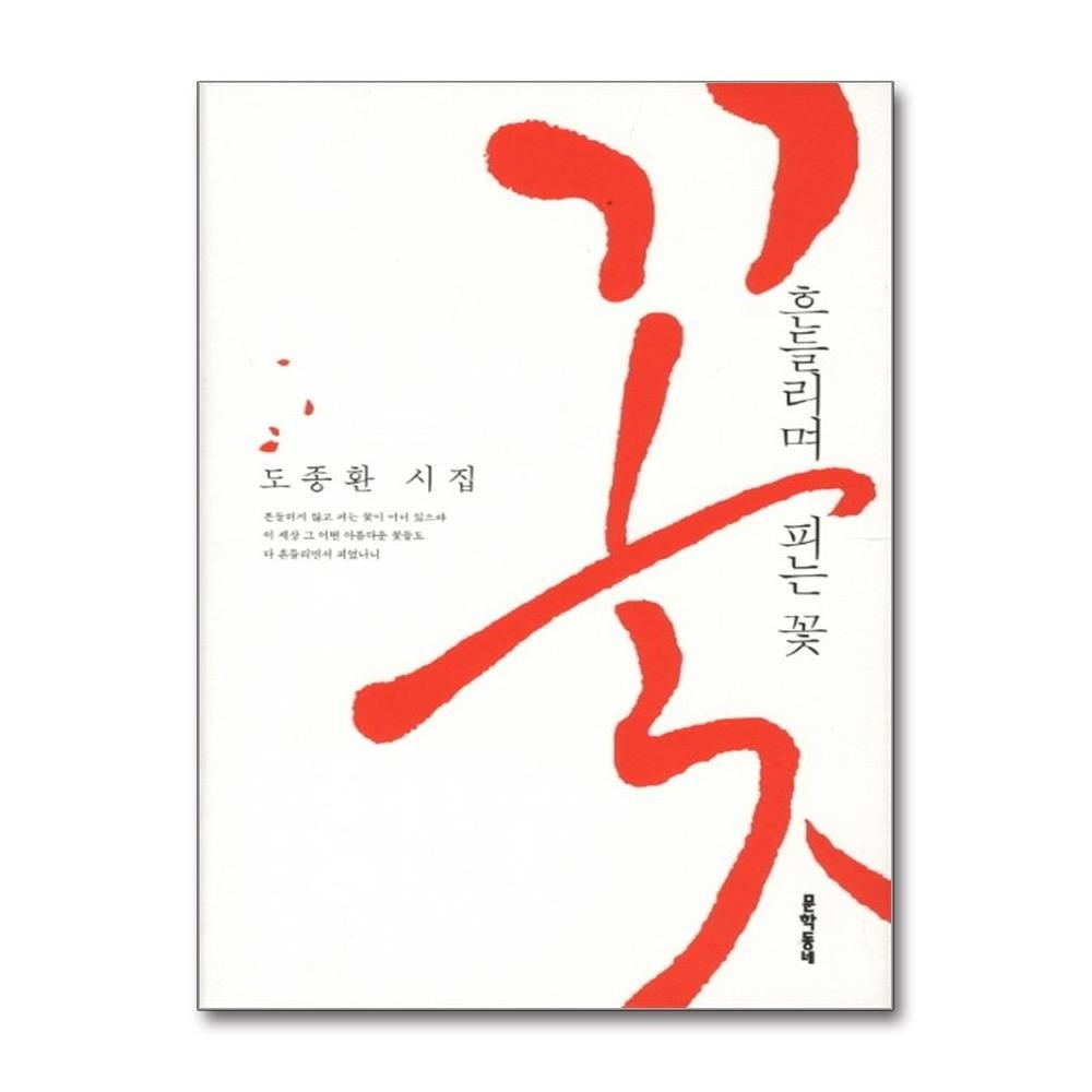 흔들리며 피는 꽃 도종환 시집