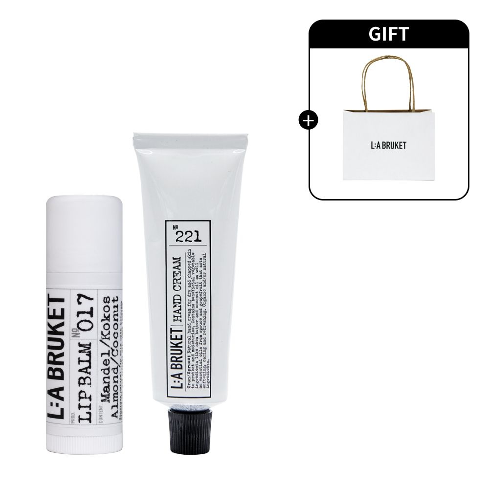 [롯데백화점] 라부르켓 립 밤&핸드크림 30ml 세트 (+쇼핑백)