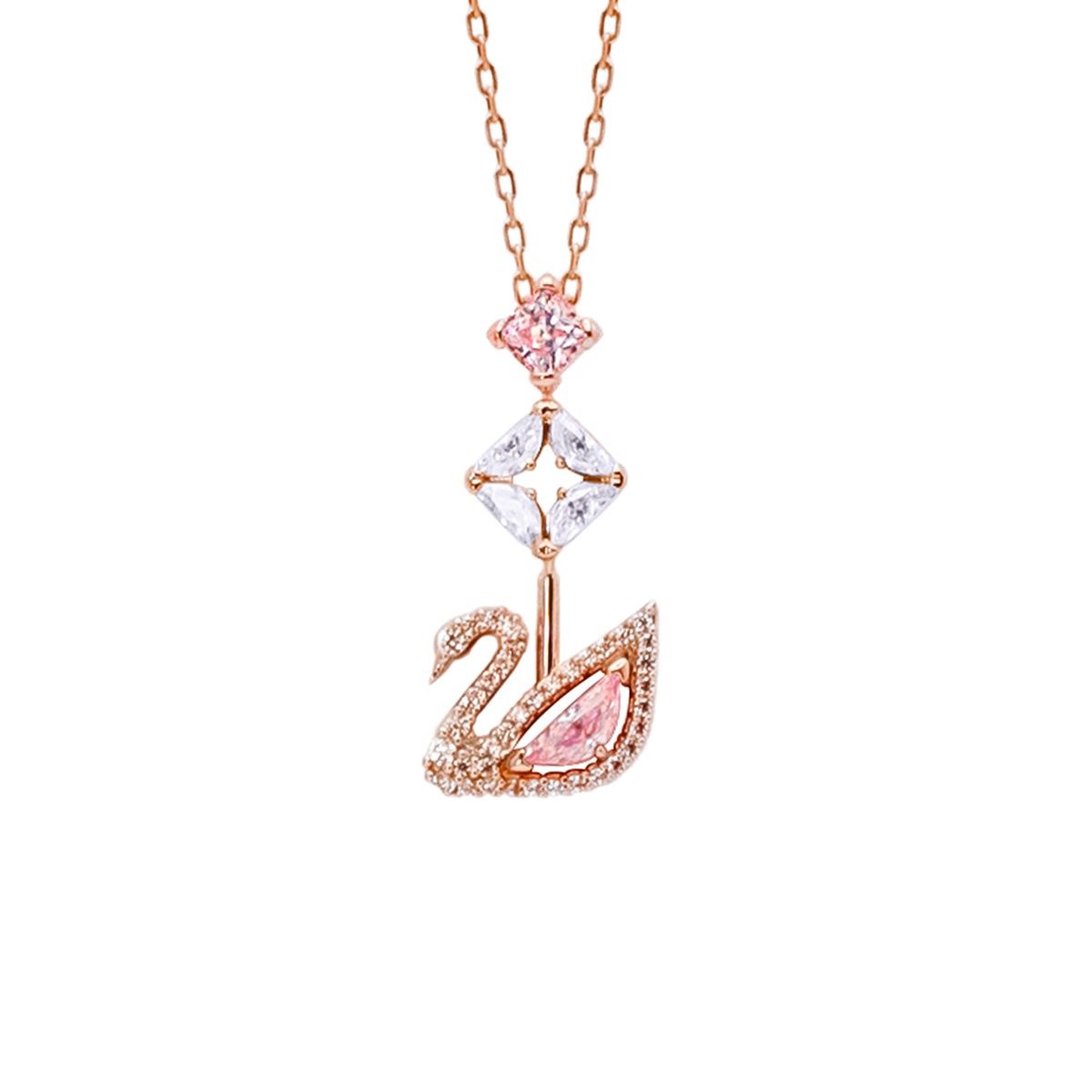 스와로브스키 5473024 Dazzling Swan Y 목걸이
