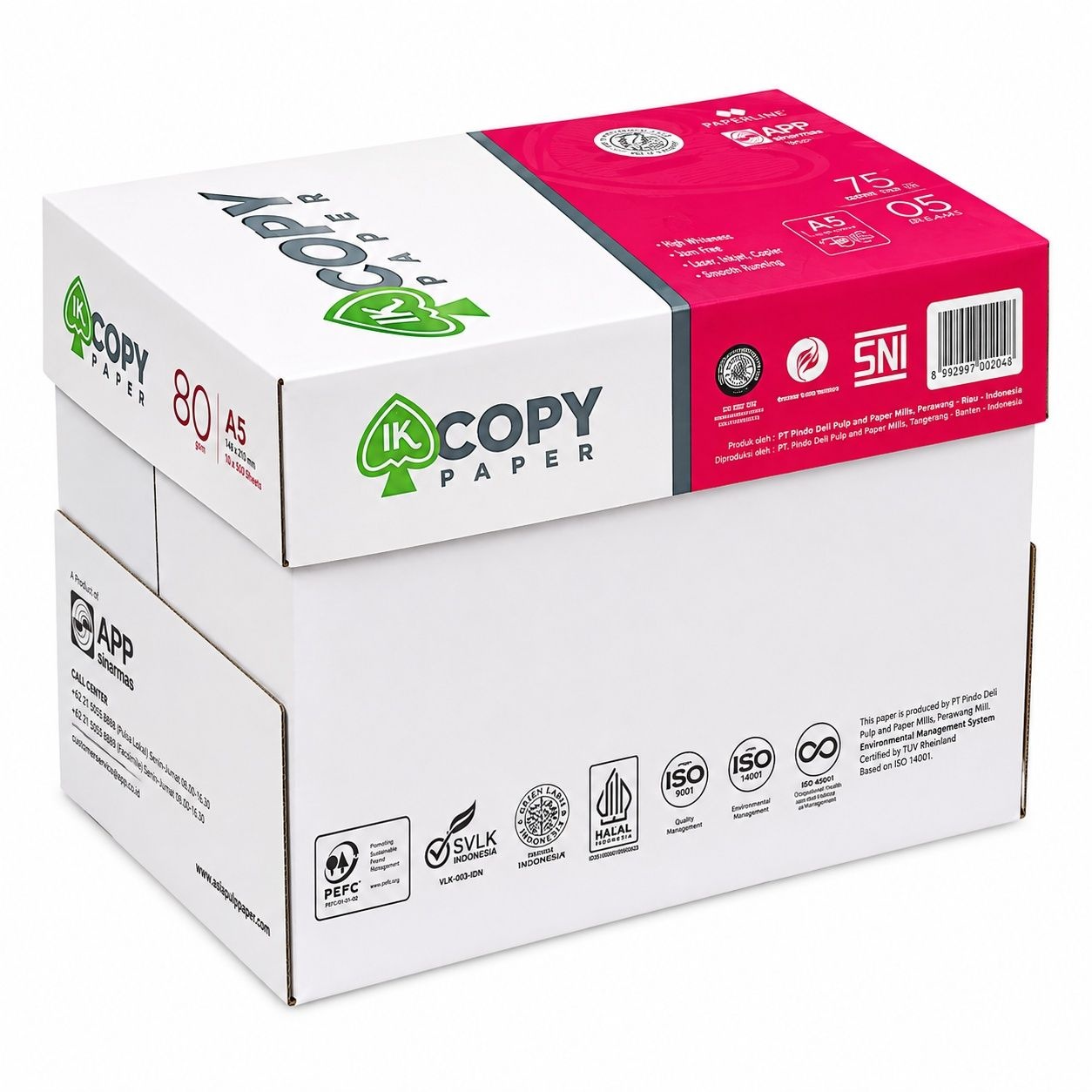 IK카피 A5 80g 1박스 5000매