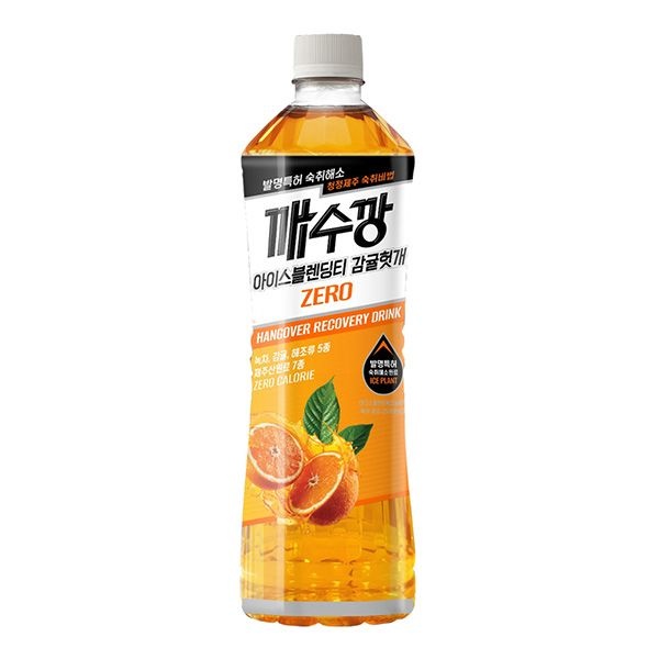 [롯데백화점] 롯데칠성 깨수깡 아이스블렌딩티 감귤헛개 제로 500ml 12개