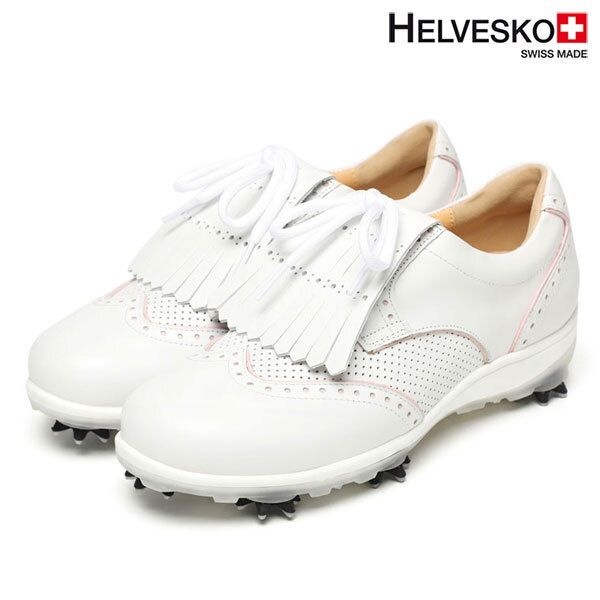 헬베스코 스위스 프리미엄 HE 2 WH04 스파이크 명품 여성 골프화