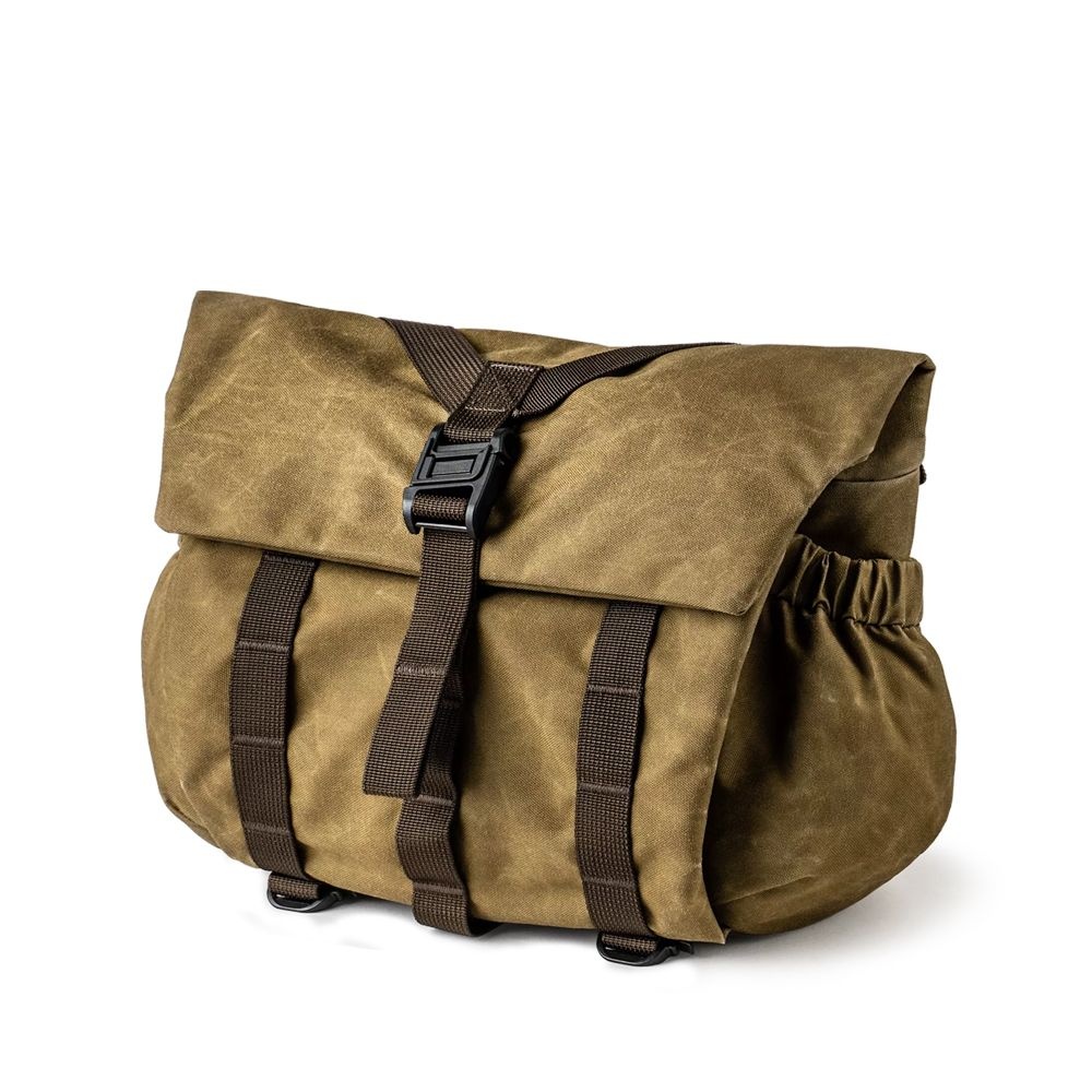 [WOTANCRAFT] 우탄크래프트 카메라 숄더백 Pilot Bag 7L, Canvas, Khaki Brown