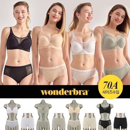 원더브라 [GSx원더브라]WBX 스포츠 브라팬티 4세트+네모팬티 4종