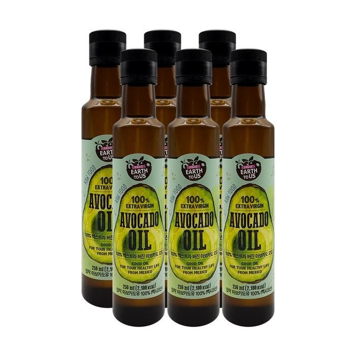 종근당건강 100% 엑스트라 버진 아보카도오일 250ml x 6개