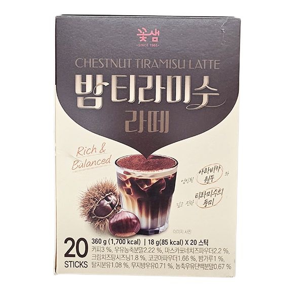 밤티라미수 라떼 18g x 20개
