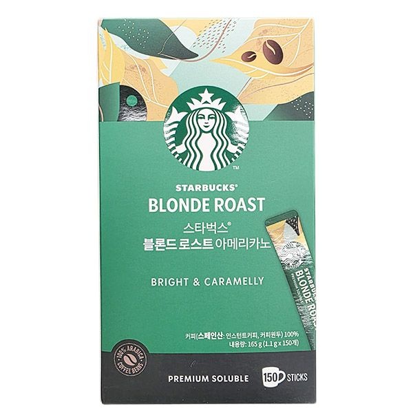 스타벅스 블론드 로스트 아메리카노 1.1g x 150개
