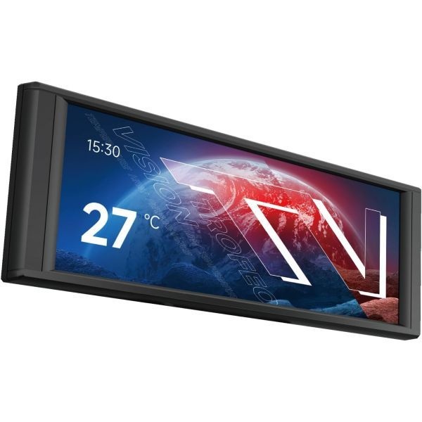 THERMALRLGHT [해외] THERMALRLGHT Trofeo Vision LCD 블랙 6.86인치 풀컬러 디스플레이 1280x480 해상도 마그네틱 패널 스크린 DIY 동적 정적 이미