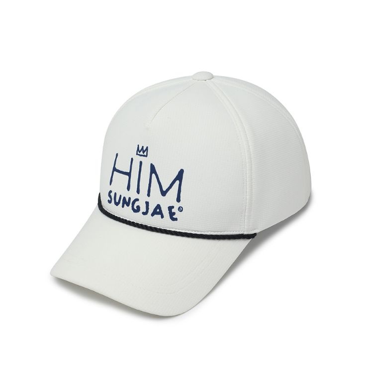 말본골프 [HIM] 로고 스냅백 WHITE (MAN) M6341PCP91WHT